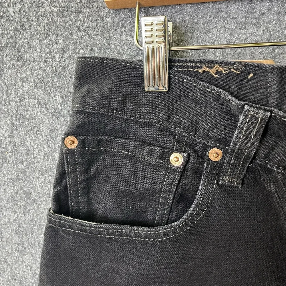 Levi's 501 Original Fit Jeans Men's 34x32 Black Mexico Made Actual 31x25.5